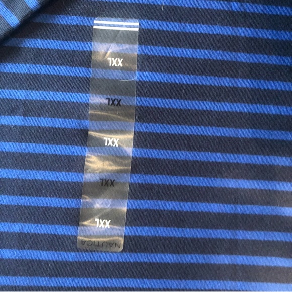 🇺🇸 Nautica Blue Stripped Long-sleeve Shirt, Size XXL - Picture 5 of 7